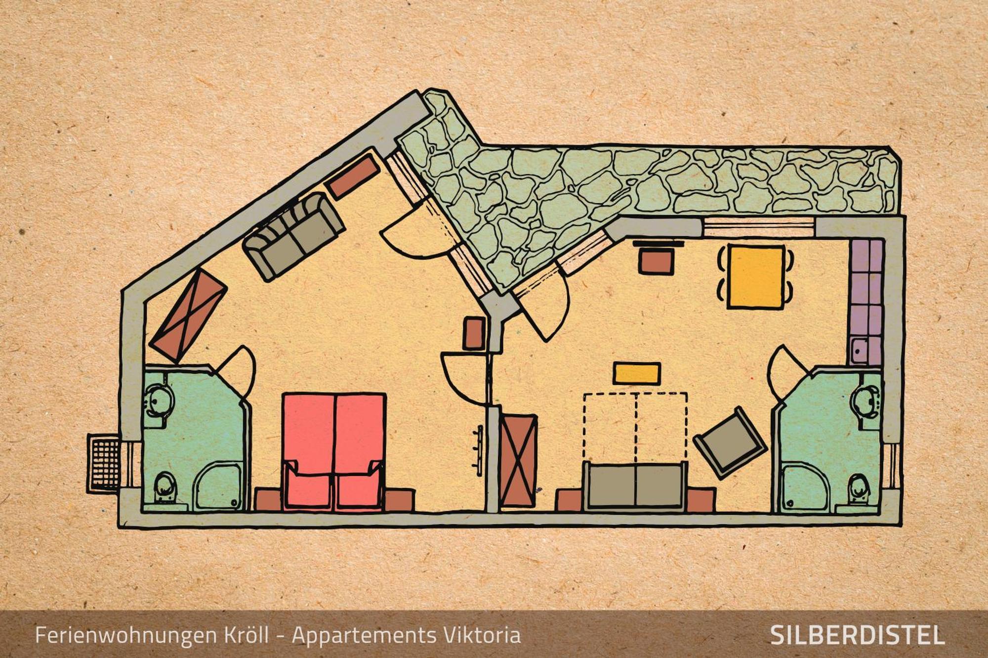 מאיירהופן Ferienwohnungen Kroll - Appartements Viktoria Und Landhaus Maria חדר תמונה