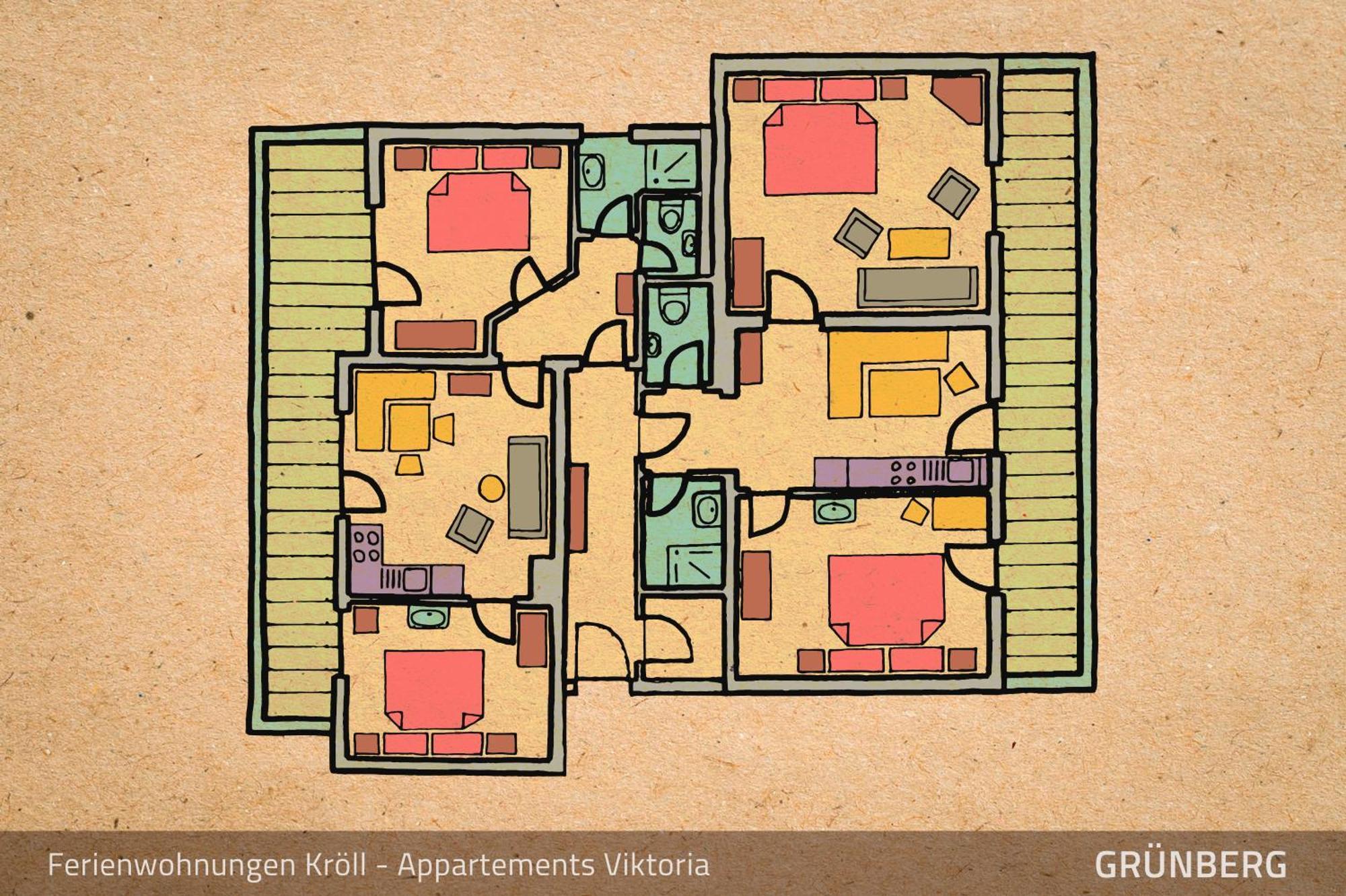 מאיירהופן Ferienwohnungen Kroll - Appartements Viktoria Und Landhaus Maria חדר תמונה