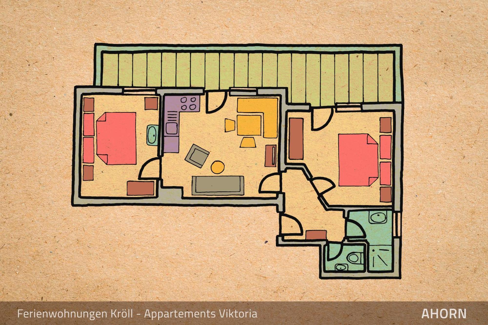 מאיירהופן Ferienwohnungen Kroll - Appartements Viktoria Und Landhaus Maria חדר תמונה